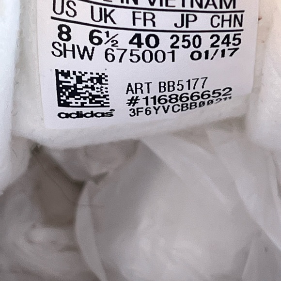 Adidas Gazelle Lavender and White Trainers - Picture 8 of 8